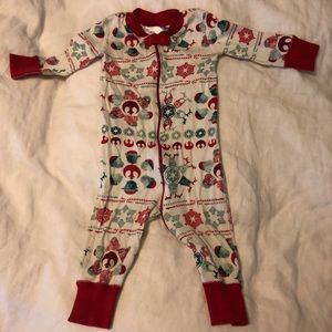 Hanna Star Wars Holiday Jams sleeper Sz 60 6-9m